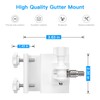 OkeMeeo Universal Gutter Mount for Cameras with 1/4'' Screw Compatible