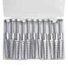 ZUYUEE 22PCS 1/2×2-3/8 in Screws and Wall Plugs Set,Concrete Anchors