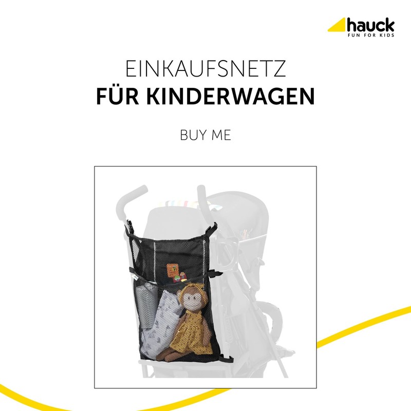 Hauck Universal Einkaufsnetz für Kinderwagen, Buggy, Sportwagen, Jogger, Geschwisterwagen, 36