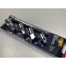 Gearhead GH6076 3/8" Drive Extension Bar & Accessories Set, 5-Piece