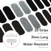 NAILOG Semi-Cured Gel Nail Strips, 20 Strips, Long Lasting, Salon-Quality,