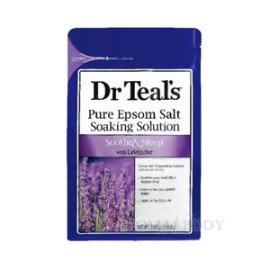 Dr. Teal's 닥터틸즈 엡섬솔트 입욕제 1.36kg 라벤다 유칼립튜스 케모마일 [03-앱섬입욕제-라벤더] Dr. Teal's Epsom Salt Soaking Solution 1.36kg Lavender Eucalyptus Chamomile [03-Epsom Soaking Solution-Lavender]
