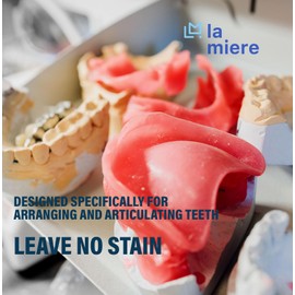 LA MIERE 20PCS Summer USE 280G Medium Tough, Dental Base Plate Wax - Molding Casting Wax Sheet Denture Utility Bite Casting Sheets, Modeling Filling Laboratory Supply Lab Dentist Auxiliary Material