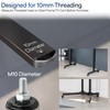 VIVO 2 inch M10 Threaded Locking Casters, Heavy Duty Replacement
