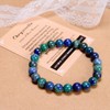 AD Beads Handmade Gemstone Stretch Elastic Bracelet Crystal Healing Reiki