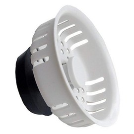 LASCO 03-1301 Abs Replacement Basket Strainer for Kitchen Sink Strainers, 1.5", White