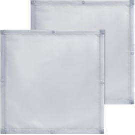 Baquler 2 Pcs Fluorescent Light Covers 2 x 2 ft Light Filter Magnetic Light Covers for Ceiling Lights Classroom Ceiling Light Cover Classroom Light Filters for Ceiling Classroom (Gray)