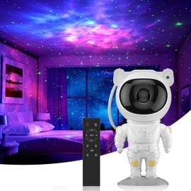 SWIFTVEIN LED Starry Sky Projector Astronaut, Galaxy Light with Remote Control and Timer, Star Projector Children and Adults, Smart Star Projector White, Star Light Projector 228 x 120 mm
