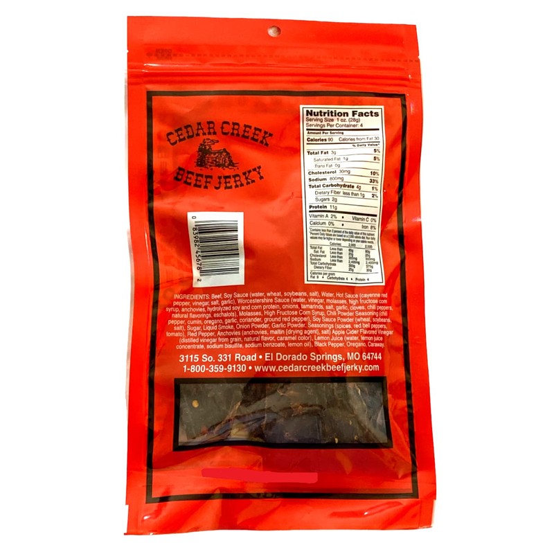 Cedar Creek | Air-Dried Thinly Sliced | 4oz pack |