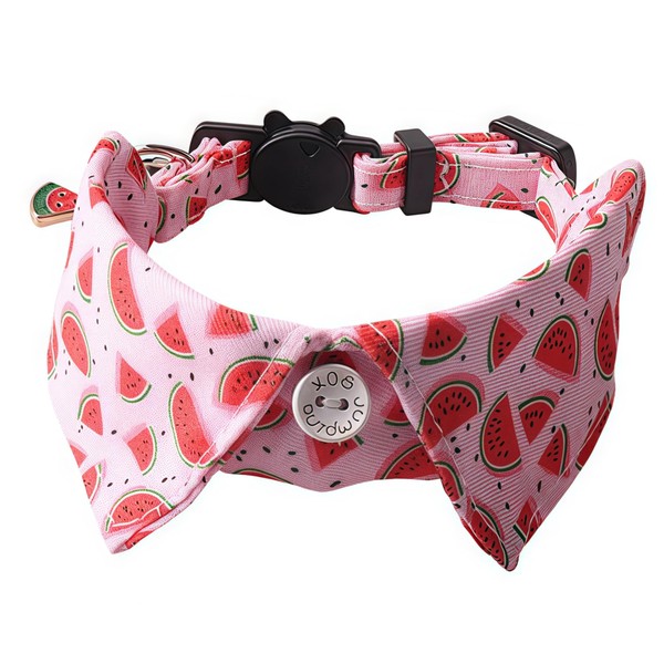 Collar for Cats Pets Cat Strap with Bell Breakaway Bow