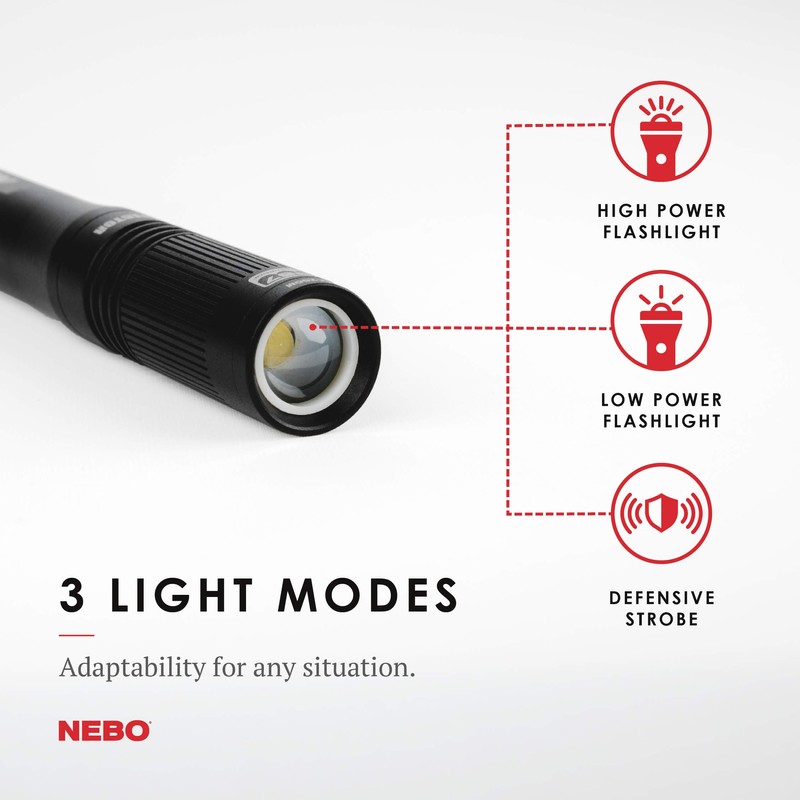 6713 NEBO INSPECTOR 180 lumen waterproof pocket stylus pen light
