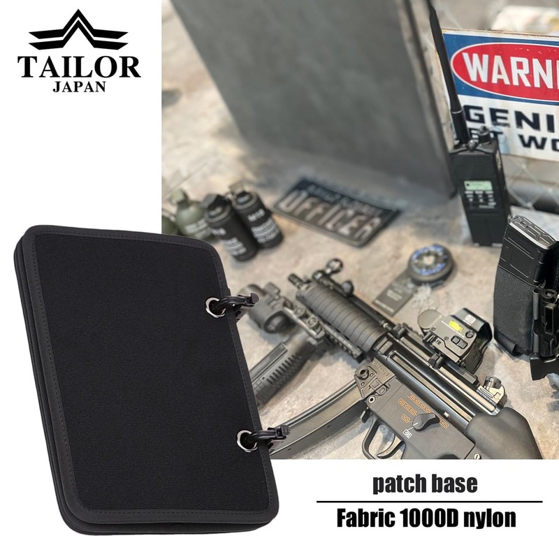 TAILOR JAPAN Patch Base, Patch Holder, Velcro Board, 1000D Nylon