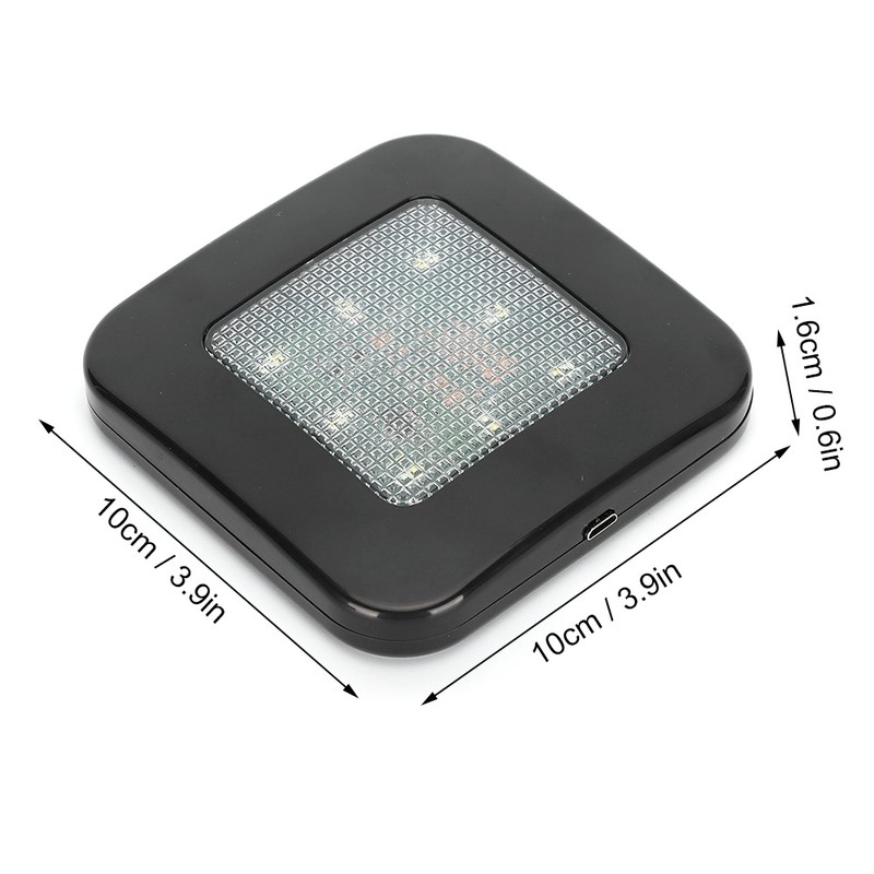 Car Interior Reading Light 3 Color LED Magnet Rear Trunk