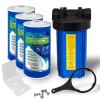 Ronaqua High Capacity Blue Whole House Water Filter System &