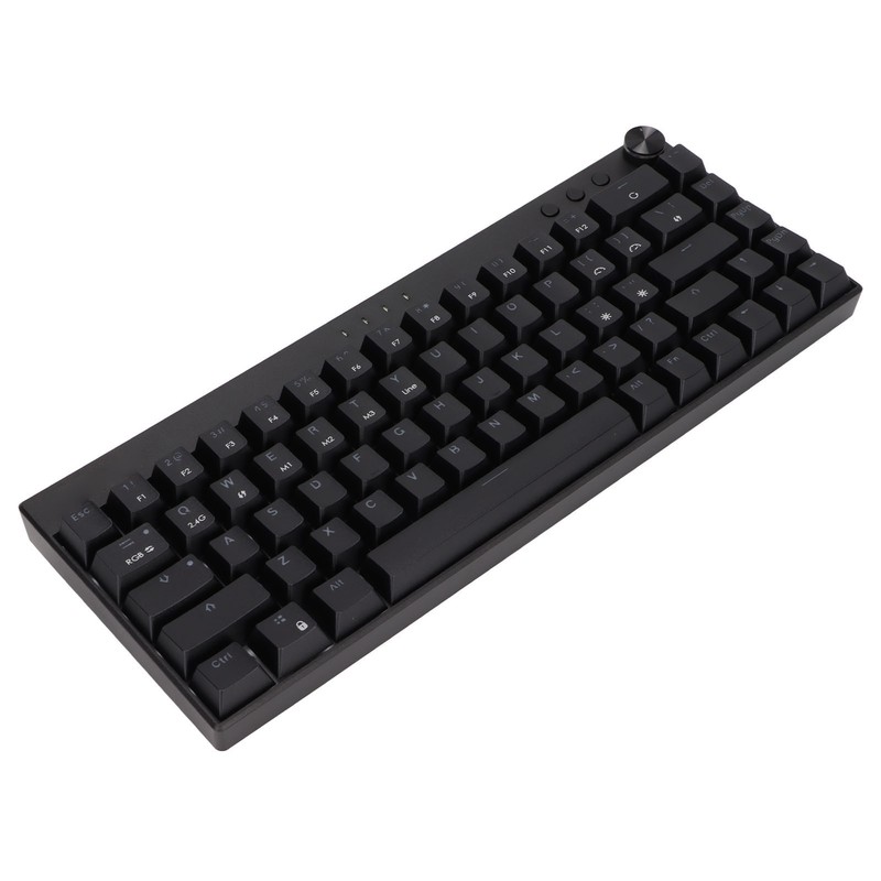 Mechanical Keyboard 68 Keys Three Modes RGB Backlight 1800mAh BatteryBlack