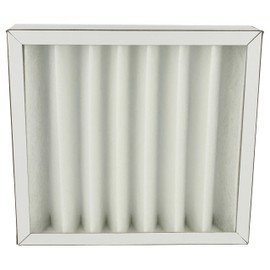 vhbw 2 x Air Filter G4 Compatible with Pluggit Avent D160 Fan, Bathroom Fan, Ventilation Device - White