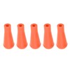 5Pcs Archery Tips, Soft Rubber Arrowheads 6mm Blunt Point Broad