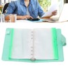 Binder Planner A6 6 Holes PVC PU Leather Sufficient Capacity