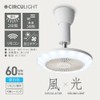 【Current model has increased airflow】DOSHISHA Circulight Socket Series, Hanging Model,