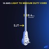 Maximm Cable 30 Feet 14Awg 360° Rotating Flat Plug Extension