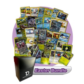Easter TCG Random Assortment Bundle || Guaranteed Grass, Water, or Normal Ultra Rare + 20 Random Grass, Water, or Normal + Dan123yal Deck Box