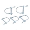5 Pcs Wire Lock Pin, 8mm x 60mm D Shape