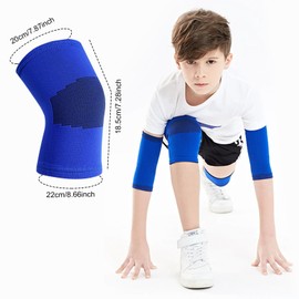 Knee Pads and Elbow Pads Children, Children's Protector Set, Boy Knee Pads and Elbow Pads, Knee Pads Boys Girls Adjustable Soft Knee Pads for Skateboard, Cycling, Volleyball