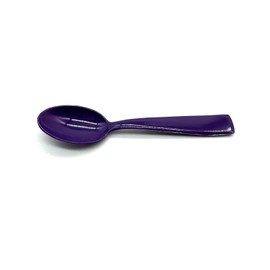 Spoons 10 cm Pack of 6 Purple Children's Spoons Espresso Spoons Ice Cream Spoon Plastic Spoon Mocha Spoon Plastic Reusable