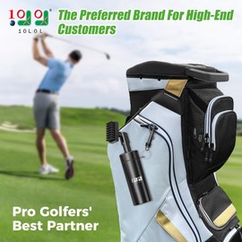 10L0L Golf Club Brush Cleaner with Water, Squeeze Bottle for Easy Cleaning with Nylon Bristles- Holds 4 Oz Water, Golf Accessories Golf Gifts for Men and Women