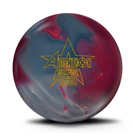 Roto Grip Attention Star S2 Bowling Ball - Berry/Silver/Black Aqua 15 lb