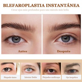 1152 Pcs Cinta de Párpado Doble, Tiras para Parpados Caidos, Invisible y Impermeable, Gran Adherencia, Puede Levantar Instantáneamente Los Párpados y Agrandar Los Ojos, Apto para Párpados Caídos.