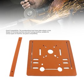 Circular Saw Base Plate, 28 x 25 cm Large Woodworking Cutting Machine Base Plate, Supports 90 Degree Flat Cutting and 45 Degree Bevel Cut