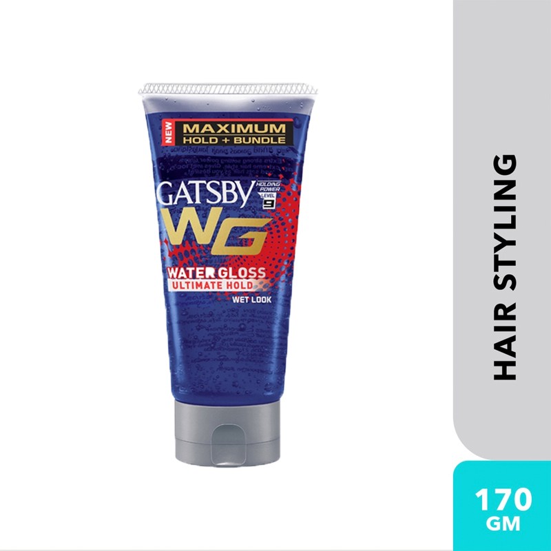 Gatsby Hair Gel Water Gloss 170g Holding Level Gel Rambut