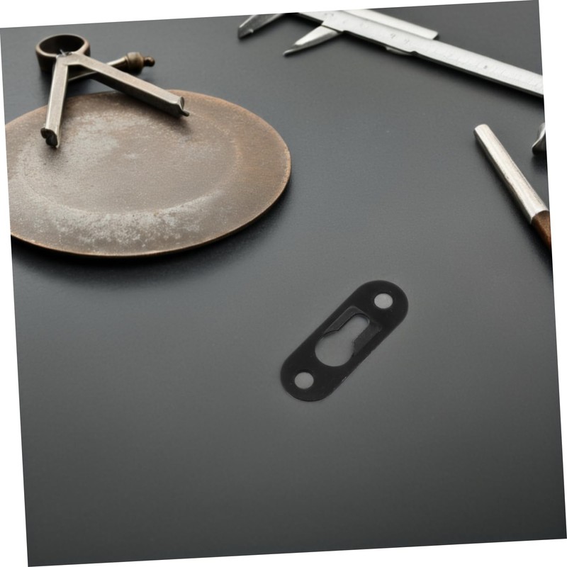 TEHAUX 30pcs Metal Keyhole Hangers Picture Hanging Plates Wall Brackets