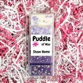Puddle of Wax - Show Home Soy Wax Melt Snap Bar - 50g - Floral Scent - Vegan Friendly - Made in the UK