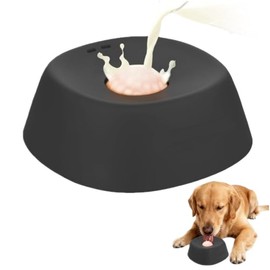 MEISO Comedero Lento para Perros, Tazón Antiderrame Lamedor de 180 ml para Caldo de Huesos y Yogur