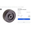 8 PACK - 2 1/2" Caster Wheel: Polyolefin-Pla