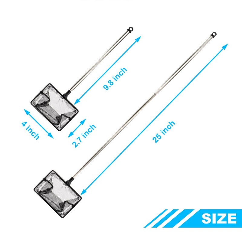 DaToo 3 Inch Aquarium Fish Net for Betta Fish Tank