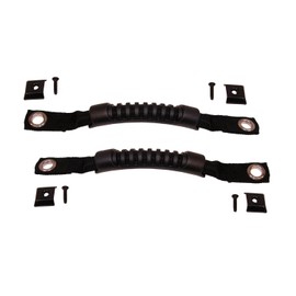 Rugged Ridge | Correas de tracción para puerta | 11825.01 | Se adapta a Jeep CJ y Wrangler YJ de 1976-1995, color negro