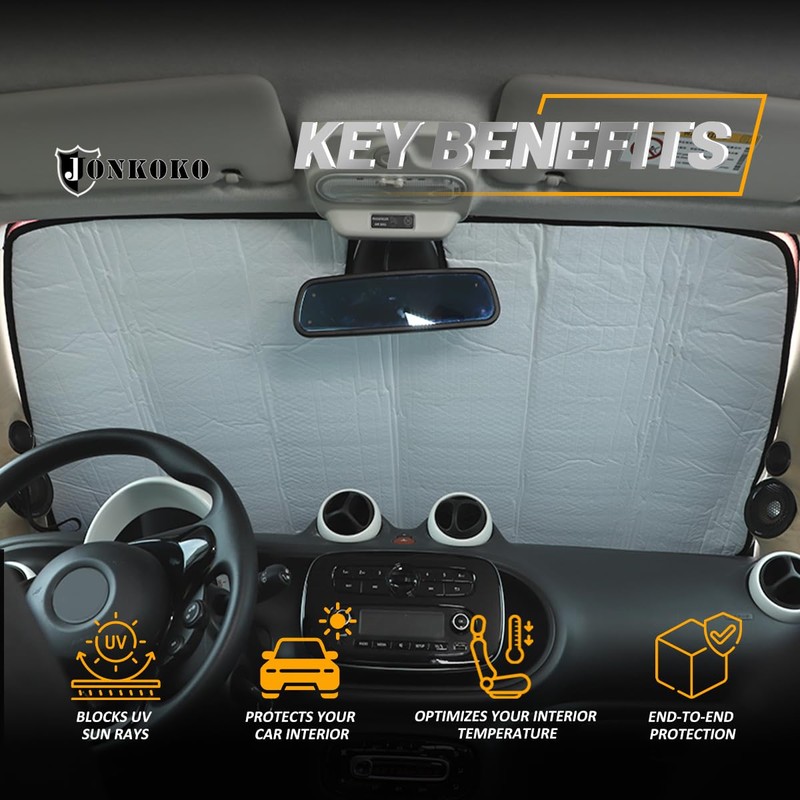 Parasol para parabrisas, ventana delantera del coche, visera plegable para