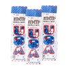 M&M’S Patriotic Candy 3-Pack, 10oz Bag of Red, White, and