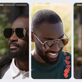 livho Polarized Aviator Sunglasses for Men, Trendy Square Sun Glasses for Men, Oversized UV Protection Men Fashion Sunglasses