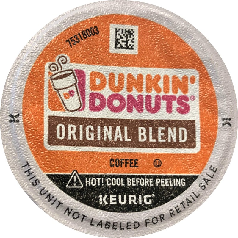 Dunkin Donuts K-Cup Single Serve Pods, Original Blend, 96 Single