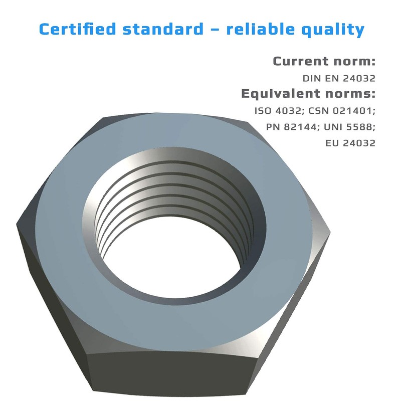 M3 Nut Hex Nut (Pack of 25) Hexagonal Nut Nuts