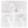 2PCS Empty Refillable Plastic Clear Soft Tube Squeeze Bottle Jars