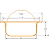 SANEI Sink Drain Basket, Anti-Slime, 5.3 inches (135 mm), Copper,