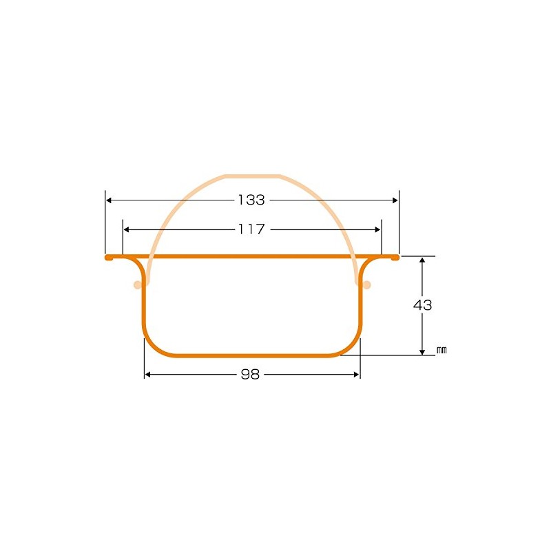 SANEI Sink Drain Basket, Anti-Slime, 5.3 inches (135 mm), Copper,