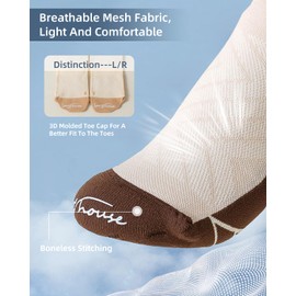 Compression Socks, Women Men Mountain Climbing Hiking Sport Equipment,Left/Right Specific fit，3双