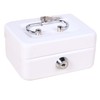 Cash Box with Money Tray Metal Storage Safe Lock Box
