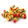 MyTinyWorld 4 x Dolls House Miniature Chicken, Pepper And Tomato Skewers